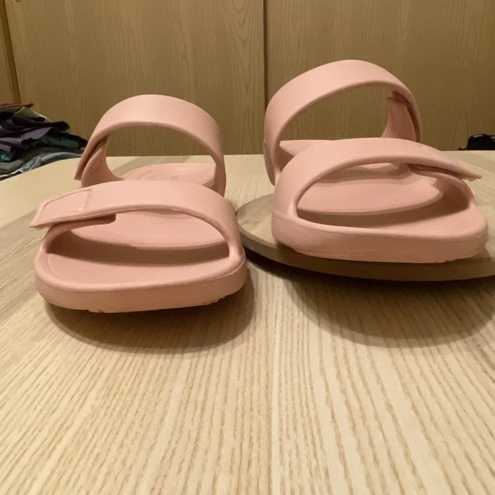 Aetrex Kaia Sandals Womens Size 11 Rose Pink Adjustable Straps Comfort Slip On